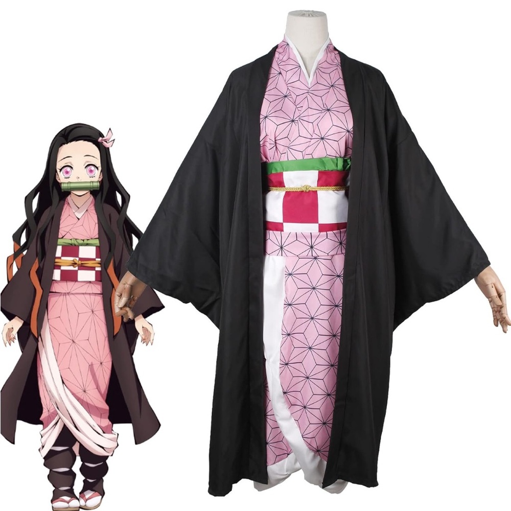 Nezuko Cosplay Costume from Demon Slayer NWOT